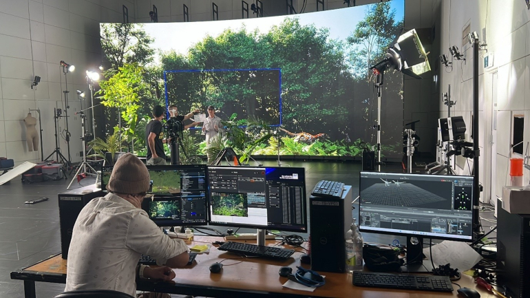 (BTS of the ICVFX shoot for Queensland Museum)