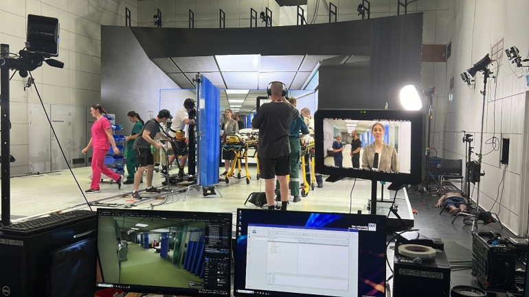 (Virtual Production recreation of emergency ward for short film titled JTI 3 )
