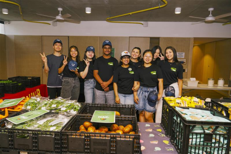 Students at Food Hub T1 Week 3 2025