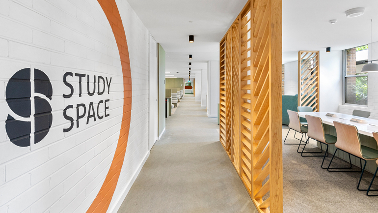 Morven Brown new study space