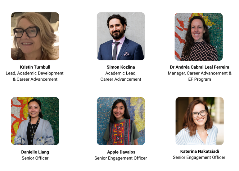 Career Advancement and Education Focussed Team