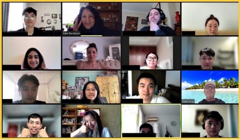 UNSW Global students on Zoom
