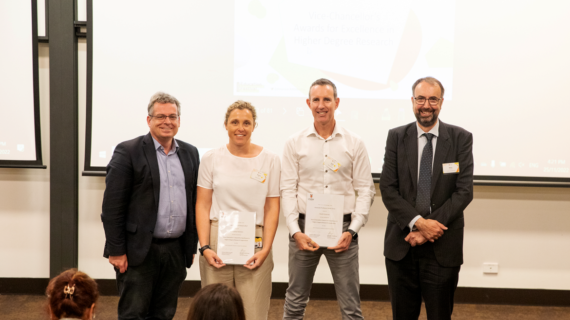 VC's Awards for Excellence in Higher Degree Research 2022 Winners