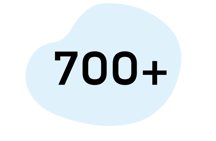 700+