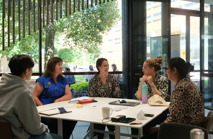 UNSW colleagues round table discussion
