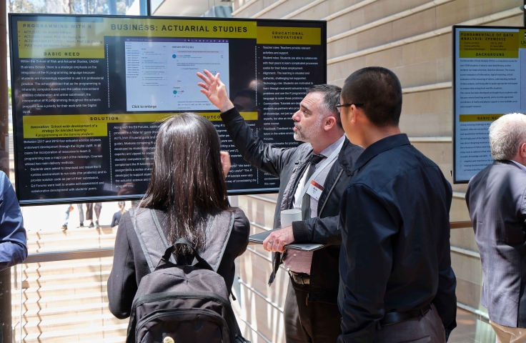 Photo from the ILS 2019 Digital Poster Presentation