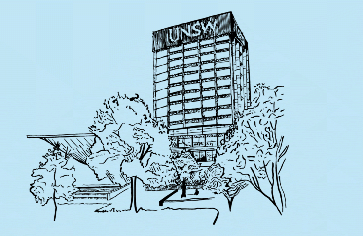 Sketch of UNSW library