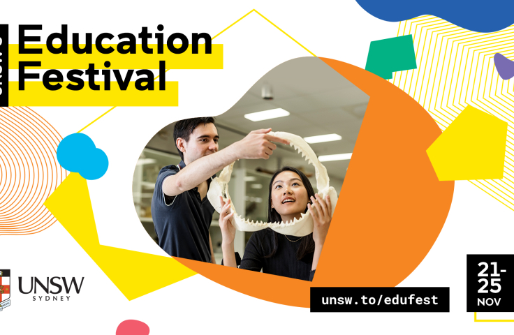 UNSW's Education Festival promotional image for 2022