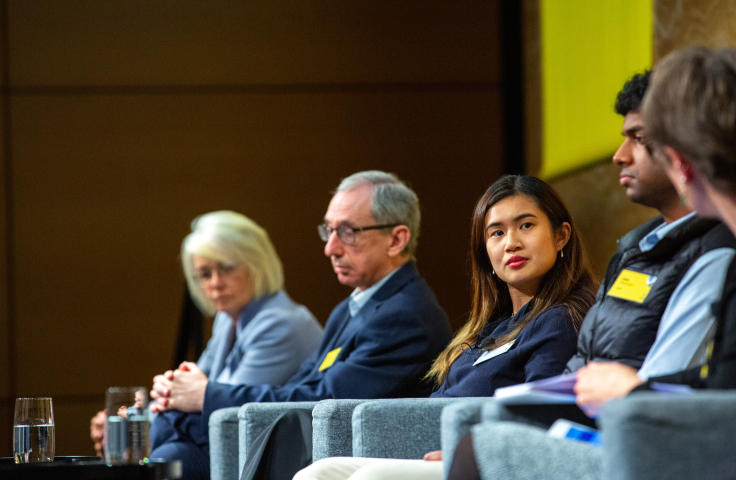 4 people on a panel