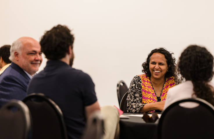 UNSW academics smiling