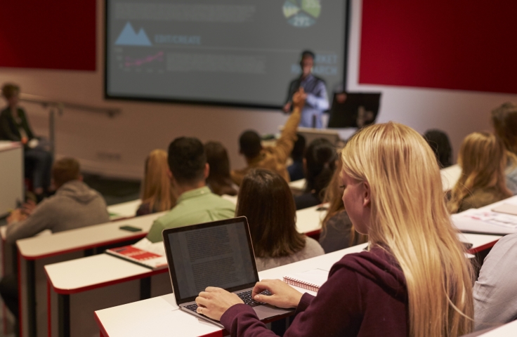 students in lecture